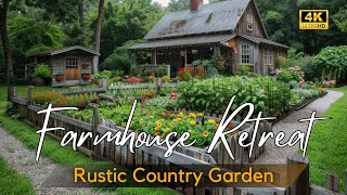 Rustic Farmhouse Garden Ideas Integrating Countryside Charm and Tranquility into Your Outdoor Space [upl. by Rekoob]