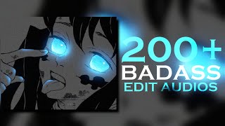 200 badass edit audios because you need them💖🔥 [upl. by Latsirk]