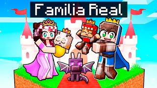 ¡La FAMILIA REAL en MINECRAFT 👑💖👶 FAMILIAS vs FAMILIAS  AzuhhKaii [upl. by Nomzed243]