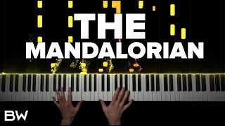 The Mandalorian OST  Main Theme  Piano Cover by Brennan Wieland [upl. by Lanam75]