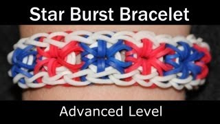 Rainbow Loom® Starburst Bracelet [upl. by Fabrice47]