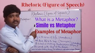 What is a MetaphorSimile vs MetaphorExamples of MetaphorFigure of SpeechEnglish Literature [upl. by Yztim]