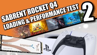 Sabent Rocket Q4 PS5 SSD Test II [upl. by Quarta]