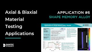 Axial amp Biaxial Material Testing  Application 6 Shape Memory Alloy [upl. by Neiman]