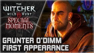 WITCHER 3 ► Gaunter ODimm s FIRST APPEARANCE White Orchard scene [upl. by Innad524]