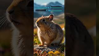 Meet the Pika The Cutest Mountain Survivor animal animals animalshorts [upl. by Slaby273]