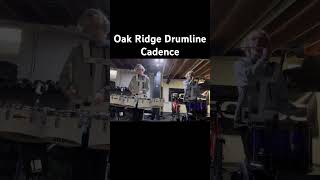 Oak Ridge Drumline Cadence marchingsnare marchingband band snaredrum drumline drums marching [upl. by Eissed]