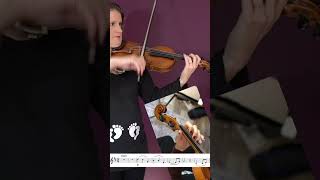 The Swan by Saint Saëns EASY Violin Tutorial shorts [upl. by Land]