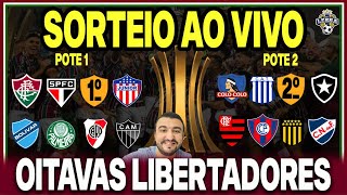 🖥️SORTEIO AO VIVO DAS OITAVAS DE FINAL DA LIBERTADORES 2024 TODAS AS INFORMAÇÕES [upl. by Analak]