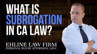 What is subrogation in a civil claim [upl. by Naret]