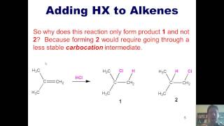 Chapter 4 – The Reactions of Alkenes Part 1 of 6 [upl. by Sidwel]