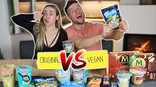 ORIGINAL gegen VEGAN SÜSSIGKEITEN  Was schmeckt besser  Blind testen mit Sascha [upl. by Renae]