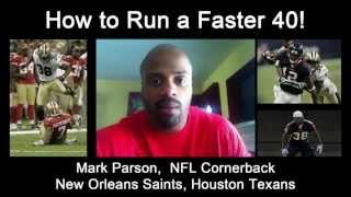 How To Run A Faster 40 Yard Dash Increase Your Running Speed Training Exercise [upl. by Aratas]