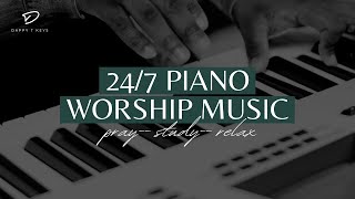 Prayer Instrumental Music with Scriptures amp Nature  247 DappyTKeys Piano Worship [upl. by Esiuole]