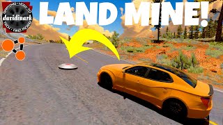 BeamNG Drive  EXPLOSIVE Land Mine CarPals Latest Mine MOD [upl. by Trilbie590]