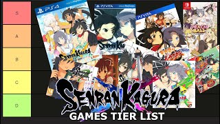 Senran Kagura Games Tier List [upl. by Llenrahs]