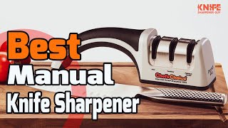 Best Manual Knife Sharpener in 2021 – These Will Give You the Edge [upl. by Aloysius]