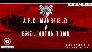 EXTENDED MATCH HIGHLIGHTS  AFC Mansfield v Bridlington Town AFC [upl. by Blinny410]