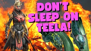 DONT SLEEP ON TEELA FOR YOUR HYDRA TEAM [upl. by Naivaf]