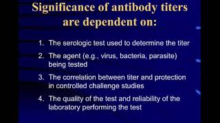 Saving Lives with Antibody Titer Tests 5 What antibodies titers are dependent on [upl. by Jansson]