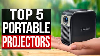 TOP 5 BEST Portable Projectors 2021 [upl. by Tindall]