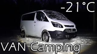 COLD WINTER CAMPER VAN CAMPING COOKING RELAXING ASMR [upl. by Cornie]