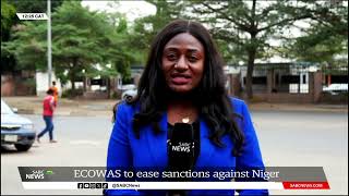 ECOWAS to ease sanctions on Niger [upl. by Moraj491]