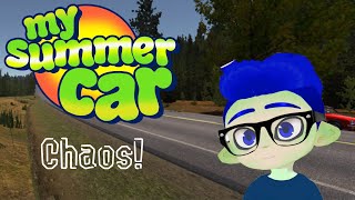 octoling boy creates chaos in My Summer Car [upl. by Navlys]