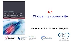 41 Choosing access site  Manual of PCI [upl. by Rimhsak]