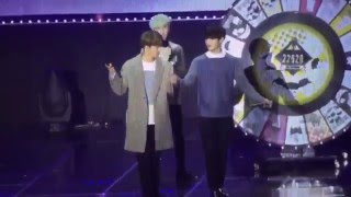 160124 BTS Jin amp Jungkook Dance Ooh Ahh twice [upl. by Heady]