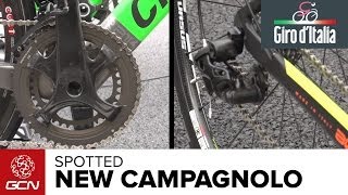 New Campagnolo Mechanical Groupset  Giro DItalia 2014 [upl. by Cranford801]