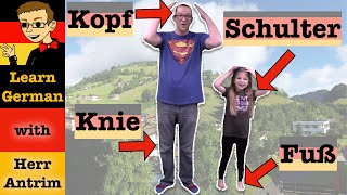 Kopf Schulter Knie und Fuß featuring Sophia amp Herr Antrim [upl. by Lletnwahs]