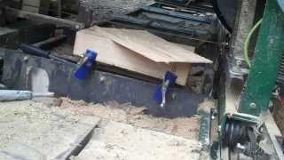 DIY bandsaw mill shingle jig [upl. by Beret810]