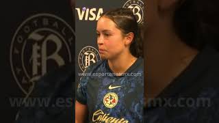 Scarlett Camberos reveló por qué decidió regresar al América america americafemenil america [upl. by Helsa]