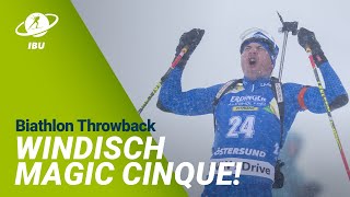 Biathlon Throwback Windisch WCH title with Italian Commentary [upl. by Abocaj913]