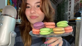 ASMR EATING MACARONS eating sounds [upl. by Ingaborg798]