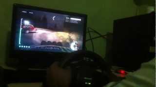 Codemasters Dirt 3 Microsoft Sidewinder Force Feedback Wheel Windows 8 [upl. by Cyrilla]