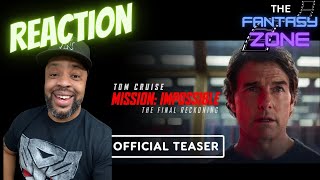 Mission Impossible Final Reckoning  Official Teaser Trailer  Reaction [upl. by Richards]