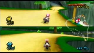 Mario Kart Wii Gameplay Mushroom Gorge [upl. by Otrebor]