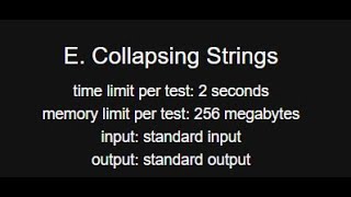 E Collapsing Strings  Educational Codeforces Round 159 Rated for Div 2  CP in Bangla [upl. by Yun]