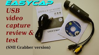 EasyCap USB video capture review amp test SMI Grabber version [upl. by Grete464]