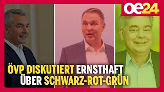 ÖVP diskutiert ernsthaft über SchwarzRotGrün [upl. by Platon]