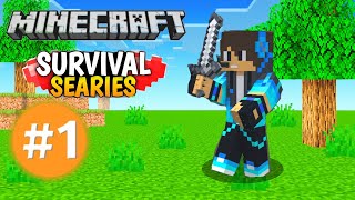 WELCOME TO MY NEW JOURNEY OF MINECRAFT  MINECRAFT SURVIVAL SERIES 1 [upl. by Idnas]