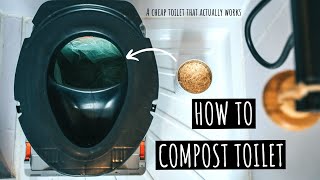 DIY COMPOSTING TOILET for a VAN [upl. by Ariana380]