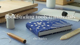 Bookbinding Tools amp Materials  beginner friendly [upl. by Nyltiac]