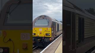 DB Class 67 passes Portchester [upl. by Ehcropal]