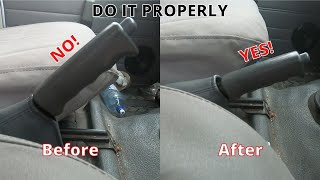 How To Adjust The Hand Brake On A 79 Series Landcruiser [upl. by Kenji]