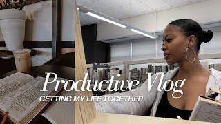 Vlog Getting my life together Grocery Shopping Organizing Planning [upl. by Ardine]