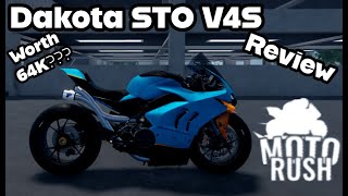 Reviewing The Dakota STO V4S On MotoRush [upl. by Ayitahs693]