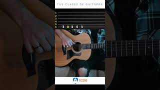 Aprende Una Canción En Guitarra Usando Solo 1 Dedo  Tutorial Fácil TCDG [upl. by Osrock]